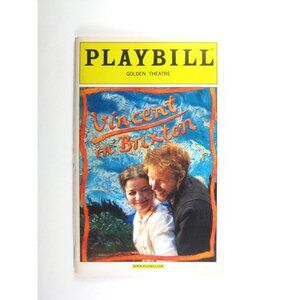 Vincent In Brixton Playbill Golden Theatre 2003 Nicholas Wright Sarah Drew